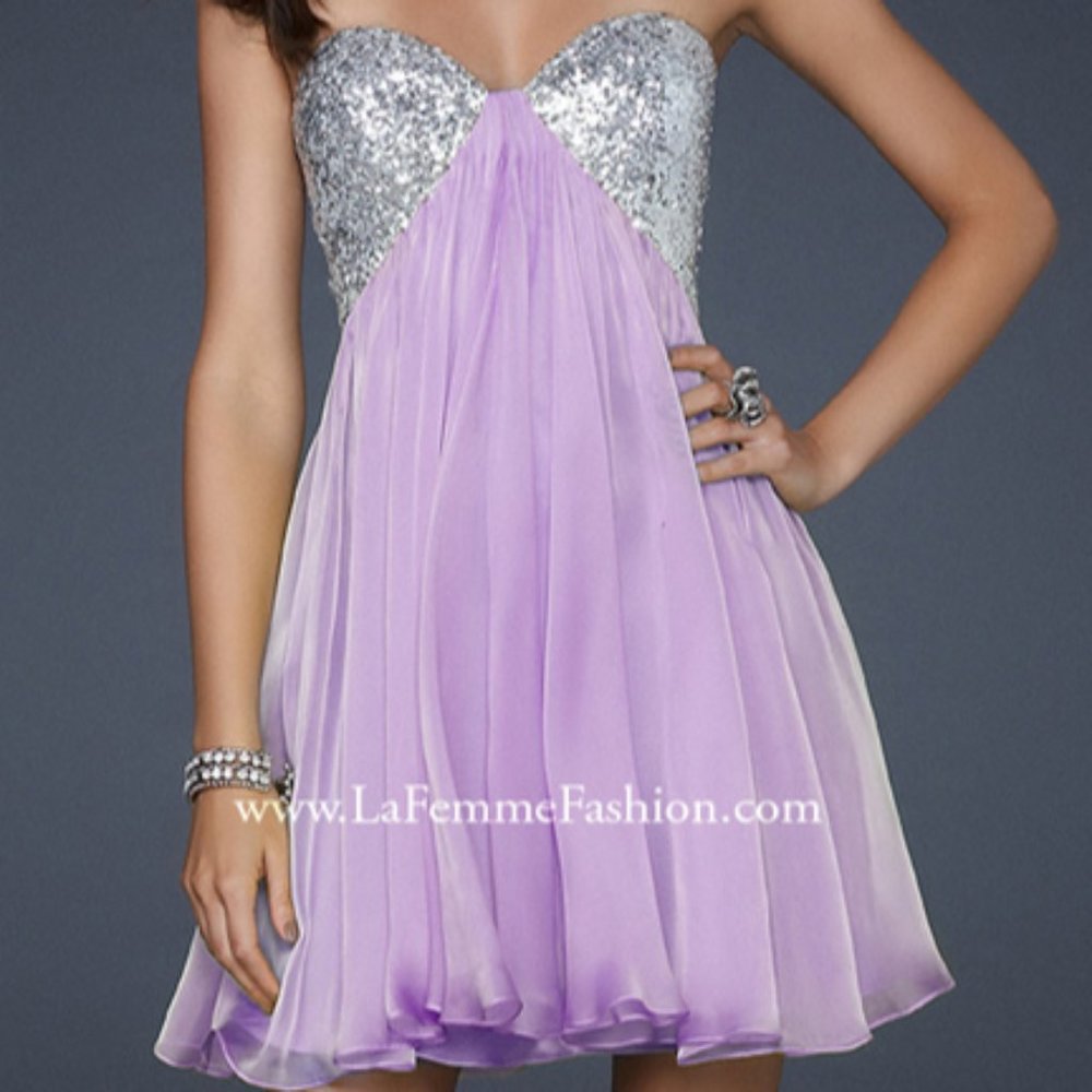 La Femme 17649 Lavender Prom Dress